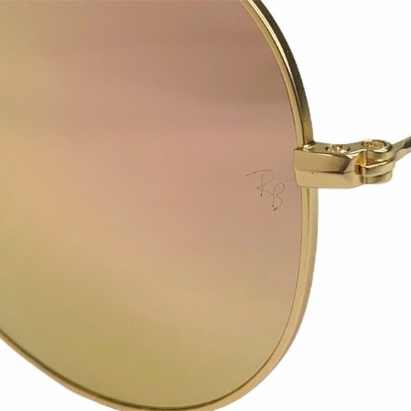 Ray-Ban Aviator Classic Golden Sunglasses - Picture 5 of 9